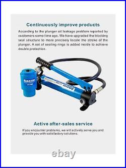 AMZCNC Hydraulic Knockout Punch Electrical Conduit Hole Cutter Set KO Tool Ki AMZCNC Hydraulic Knockout Punch Electrical Conduit Hole Cutter Set KO Tool Ki