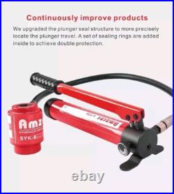 AMZCNC Hydraulic Knockout Punch Electrical Conduit Hole Cutter Set KO Tool Kit