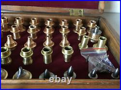 Accessory set for watchmakers gear cutter/topping tool