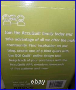 Accuquilt GO Fabric Cutter, Starter Set
