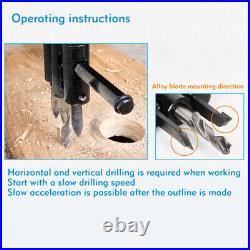 Adjustable Circle Hole Cutter Saw Metal Wood Drill Bit DIY Tool Set Various size