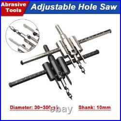 Adjustable Circle Hole Cutter Saw Metal Wood Drill Bit Round CuttingDIY Tool Set Adjustable Circle Hole Cutter Saw Metal Wood Drill Bit Round CuttingDIY Tool Set