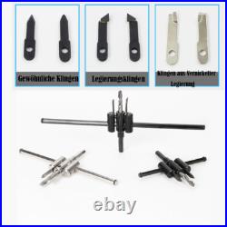 Adjustable Circle Hole Cutter Saw Metal Wood Drill Bit Round CuttingDIY Tool Set Adjustable Circle Hole Cutter Saw Metal Wood Drill Bit Round CuttingDIY Tool Set