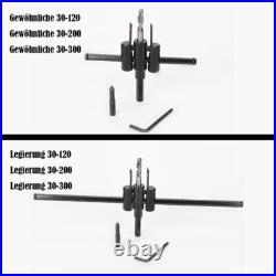 Adjustable Circle Hole Cutter Saw Metal Wood Drill Bit Round CuttingDIY Tool Set Adjustable Circle Hole Cutter Saw Metal Wood Drill Bit Round CuttingDIY Tool Set