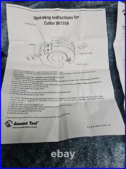 Amana Tool #61218 Mission Style Tongue And Grove Insert Cutter Set