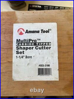 Amana Tool Multi Pro Shaper Cutter Set Scs-2100