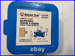 Amana Tool SC553-B 3-Wing Shaper Cutter Set Adj. Tongue & groove open box