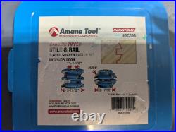 Amana Tool SC596 Carbide Tipped Stile & Rail 3-Wing Shaper Cutter Set