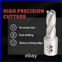 Annular Cutter Set 13 Pcs by, Cutting Depth 1 Cutting Diameter 7/16 to 1-1/16 Annular Cutter Set 13 Pcs by, Cutting Depth 1 Cutting Diameter 7/16 to 1-1/16
