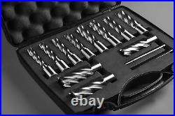 Annular Cutter Set 13 pcs 3/4 Inch Weldon Shank 2 Cutting Depth and Cutting D