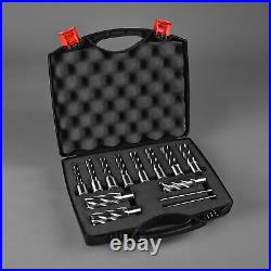 Annular Cutter Set 13 pcs 3/4 Inch Weldon Shank 2 Cutting Depth and Cutting D