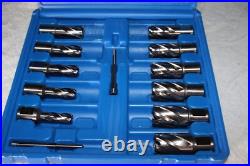 Annular Cutter Set 13pcs 3/4 Weldon Shank 1 Cutting Depth and 7/16 to 1-1/16
