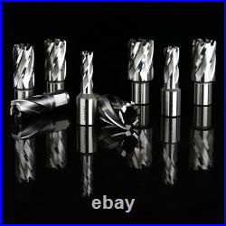 Annular Cutter Set 13pcs 3/4Weldon Shank 1Cutting Depth and 7/16 to 1-1/16 Annular Cutter Set 13pcs 3/4Weldon Shank 1Cutting Depth and 7/16 to 1-1/16