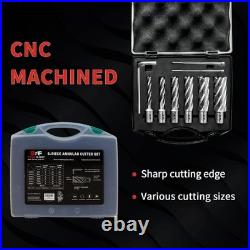 Annular Cutter Set 6 Pcs High Speed Steel for Magnetic Drill Press