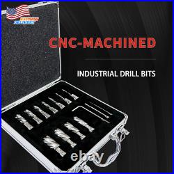 Annular Cutter Set Cutting Depth 1 Cutting Diameter 7/16 to 1-1/16 Inch 13Pcs Annular Cutter Set Cutting Depth 1 Cutting Diameter 7/16 to 1-1/16 Inch 13Pcs