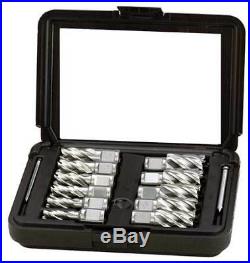 Annular Cutter Set, M2 HSS, 1 In D, 11 Pc ZORO SELECT 4THF6