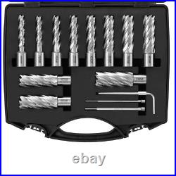 Annular Cutter Set Weldon Shank Mag Drill Bits 7/16 1-1/16 Cutting Diameter Annular Cutter Set Weldon Shank Mag Drill Bits 7/16 1-1/16 Cutting Diameter