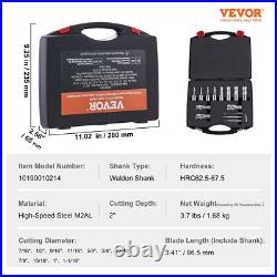 Annular Cutter Set Weldon Shank Mag Drill Bits 7/16 1-1/16 Cutting Diameter Annular Cutter Set Weldon Shank Mag Drill Bits 7/16 1-1/16 Cutting Diameter
