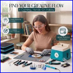 Atelier Solara Stained Glass Beginner Kit Professional Cutter & Grinder Tool Set
