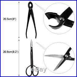 Audeuk Bonsai Tool Kit 10PCS Set Carbon Steel Shear Cutter Scissor Wire Plant Ga
