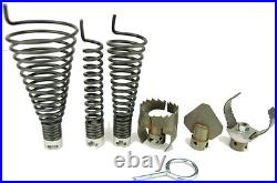 BLUEROCK 1-1/4 Cable Cutter Auger Set fits Ridgid K1500 K-5208 SDS200 C11 C-11