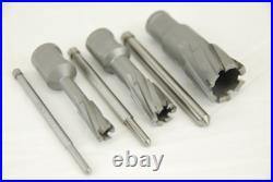 BLUEROCK 13 Piece 1-3/8 Depth Tungsten Carbide Tip (TCT) Annular Cutter Bit Set