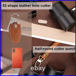 BUTUZE 440Pcs the Most Complete Leather Working Tool Set Punch Cutter Tools, Let