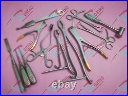Basic Forcep Bone Chesel Pin wire Cutter Set of 12 Spine Orthopedic Instrument