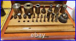 Bergeon Bushing Tools & Accessory, Stumps, Reamers, Rose Cutters, 2 Box Sets