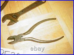 Berylco Tools Brass Duckbill Pliers, Side Cutters, Crescent Wrench