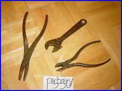 Berylco Tools Brass Duckbill Pliers, Side Cutters, Crescent Wrench