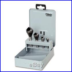 Beta Tools 426Sb/Sp4 Set Of 4 Countersinking Cutters With Hole Hss In Metal Box