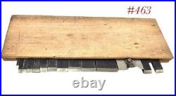 Box #2 STANLEY TOOLS 55 CUTTERS IRONS lot set w box and label