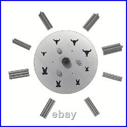 Bull & Bunny Shape Disc Cutter Set of 8 Punches 9mm to 15mm Jewelry Tools