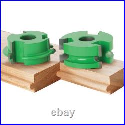 C2307 Shaper Cutter Tongue & Groove Flooring Cutter Set, 3/4 Bore