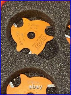CMT 823.001.11 Slot Cutter Set in Carrying Case, Carbide-Tipped, Only 1 Used