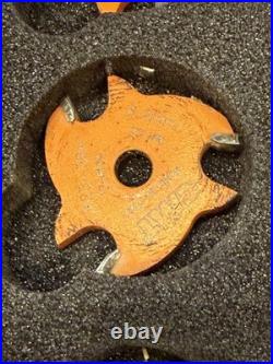 CMT 823.001.11 Slot Cutter Set in Carrying Case, Carbide-Tipped, Only 1 Used