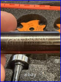 CMT 823.001.11 Slot Cutter Set in Carrying Case, Carbide-Tipped, Only 1 Used