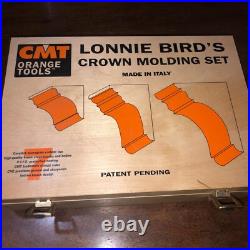 CMT Orange Tools Lonnie Birds's 7 Piece Crown Molding Set 800.523.11 Router Bits CMT Orange Tools Lonnie Birds's 7 Piece Crown Molding Set 800.523.11 Router Bits