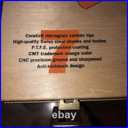 CMT Orange Tools Lonnie Birds's 7 Piece Crown Molding Set 800.523.11 Router Bits CMT Orange Tools Lonnie Birds's 7 Piece Crown Molding Set 800.523.11 Router Bits