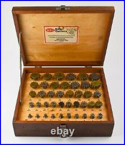 COMPLETE 41 Piece Boxed Set of Keo Key Cutters Woodruff AD6