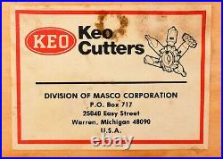 COMPLETE 41 Piece Boxed Set of Keo Key Cutters Woodruff AD6
