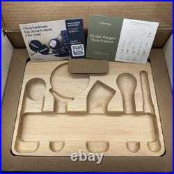 Caraway 5-Piece Stainless Steel Kitchen Gadget Set Can Opener Pizza Cutter tray