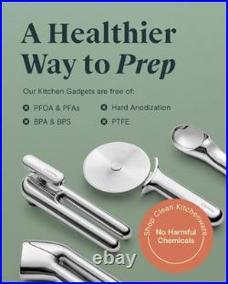 Caraway 5-Piece Stainless Steel Kitchen Gadget Set Can Opener Pizza Cutter tray