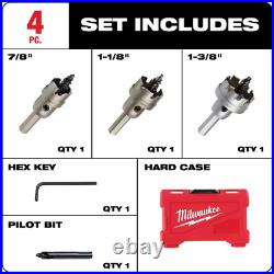 Carbide Hole Cutter Kit (4-Piece)