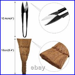 Carbon Steel Bonsai Tool Set 10pcs Kit Cutter Scissors Shears Tree Nylon Case