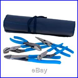 Channellock 5 Pack Pliers Set Tongue and Groove Cutter Long Nose Crimper Tool