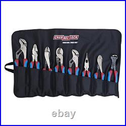 Channellock CBR-8 Electrical Pliers Tool Set with Tool Roll, 8 Pieces