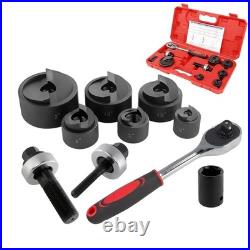 Compact 6-Piece Electrical Conduit Hole Cutter Set for DIY and Professionals