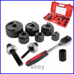 Compact 6-Piece Electrical Conduit Hole Cutter Set for DIY and Professionals